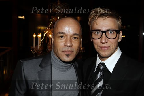 Hoorn 1 november 2010
Premiere Je Anne in de schouwburg van Hoorn. Stanley Burleson met vriend
Peter Smulders bv