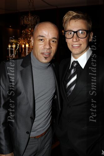 Hoorn 1 november 2010
Premiere Je Anne in de schouwburg van Hoorn. Stanley Burleson met vriend
Peter Smulders bv