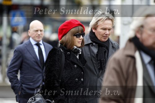 Amsterdam 6 november 2010
Herdenkingsdienst/begrafenis van Harry Mulisch in de stadsschouwburg van Amsterdam. Janke Dekker en Tom Egbers
Peter Smulders bv