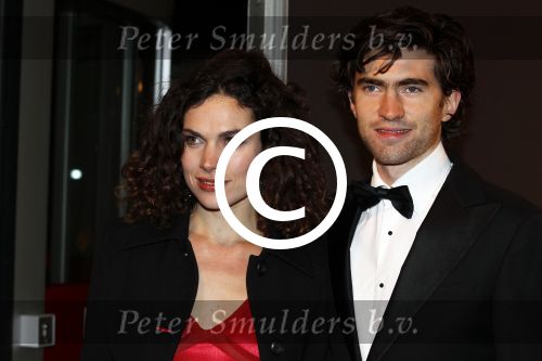 Amsterdam 17 oktober 2011
Premiere van de ontvoering van Alfred Heineken in de Rai. Anna Drijver met vriend
Peter Smulders bv