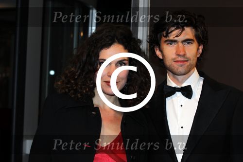 Amsterdam 17 oktober 2011
Premiere van de ontvoering van Alfred Heineken in de Rai. Anna Drijver met vriend
Peter Smulders bv