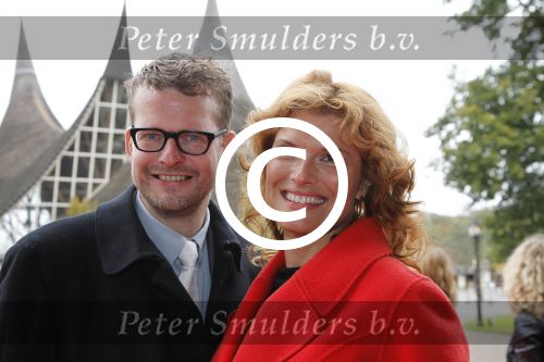 Kaatsheuvel, 9 Oktober 2011
Premiï¿½re van de musical Droomvlucht
Anou v Nes met man en zijn zoontje
Foto Peter smulders BV