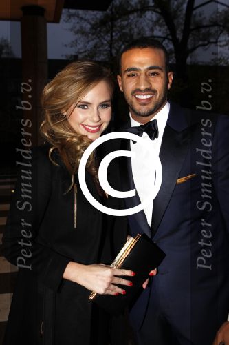 Amsterdam 29 oktober 2011
JFK Gala in het okura hotel. Badr Hari met vriendin Daphne Romani
Peter Smulders bv