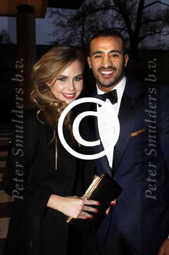 Amsterdam 29 oktober 2011
JFK Gala in het okura hotel. Badr Hari met vriendin Daphne Romani
Peter Smulders bv