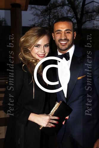 Amsterdam 29 oktober 2011
JFK Gala in het okura hotel. Badr Hari met vriendin Daphne Romani
Peter Smulders bv