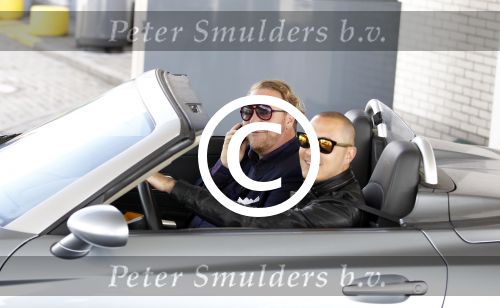 Amsterdam 19 juli 2011
Bastiaan v Schaijk met vriend in Cabrio.
Peter Smulders bv