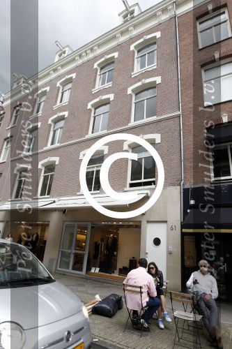 Amsterdam 20 juli 2011
Bert Kuizenga  zijn nieuwe huis op de pc hooftstraat.
Peter Smulders bv