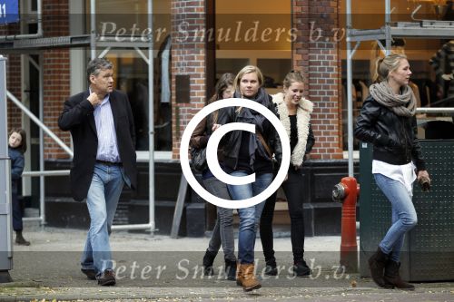 Amsterdam 17 oktober 2011
Charles Groenhuijsen met collega\'s op straat.
Peter Smulders bv