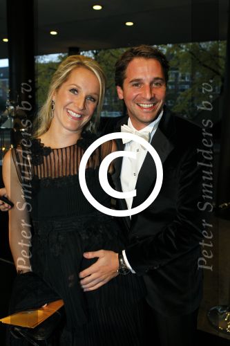 Amsterdam 29 oktober 2011
JFK Gala in het okura hotel. Christiaan Albers met zijn zwangere vrouw Liselore
Peter Smulders bv