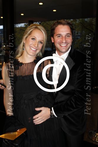 Amsterdam 29 oktober 2011
JFK Gala in het okura hotel. Christiaan Albers met zijn zwangere vrouw Liselore
Peter Smulders bv