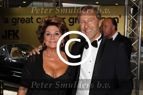 Amsterdam 29 oktober 2011
JFK Gala in het okura hotel. Christine Kroonenberg met vriend
Peter Smulders bv