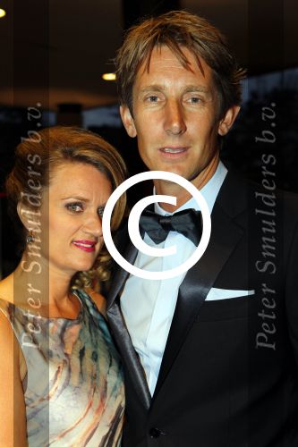Amsterdam 29 oktober 2011
JFK Gala in het okura hotel. Edwin v d Sar met zijn vrouw
Peter Smulders bv
