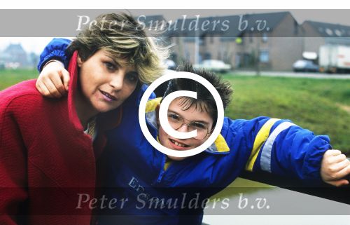 1988 Jacques Herb zijn tweede vrouw Monique, waar hij twee keer mee is getrouwd geweest en zijn zoon Junior Herb
Foto Peter Smulders BV