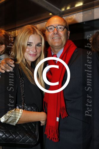 Amsterdam 10 oktober 2011
Premiere all stars 2 in Tuschinski. gaby Blaaser met vader
Peter Smulders bv