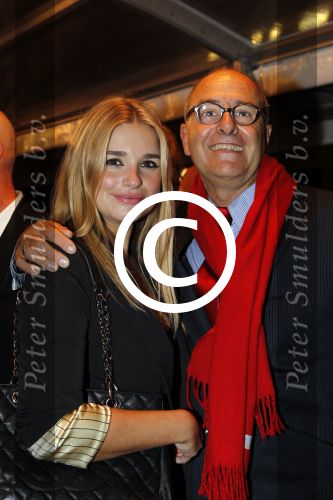 Amsterdam 10 oktober 2011
Premiere all stars 2 in Tuschinski. gaby Blaaser met vader
Peter Smulders bv