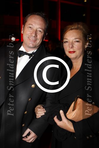 Amsterdam 17 oktober 2011
Premiere van de ontvoering van Alfred Heineken in de Rai.Gijs Scholten v Aschat met zijn vrouw
Peter Smulders bv