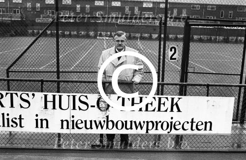 Eindhoven, 15 Maart 1989
Jack Janssen in zijn Tennispark
Foto Peter Smulders BV