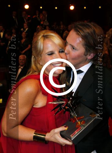 Amsterdam 21 oktober 2011
Uitreiking televizierring 2011 in carre. Linda de Mol met Jeroen Rietbergen
Peter Smulders bv