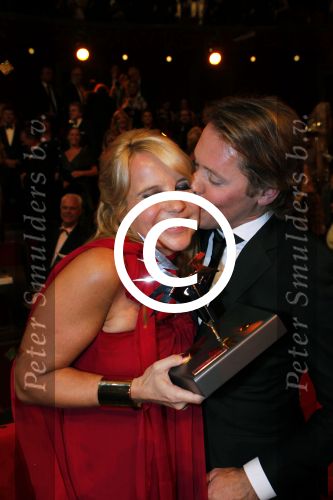 Amsterdam 21 oktober 2011
Uitreiking televizierring 2011 in carre. Linda de Mol met Jeroen Rietbergen
Peter Smulders bv