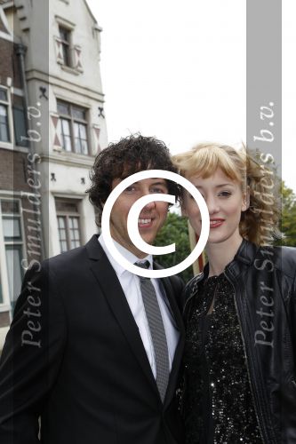 Kaatsheuvel, 9 Oktober 2011
Premiï¿½re van de musical Droomvlucht
Noortje Herlaar en William Spaaij
Foto Peter smulders BV