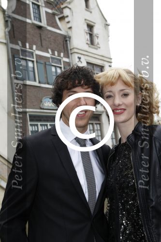 Kaatsheuvel, 9 Oktober 2011
Premiï¿½re van de musical Droomvlucht
Noortje Herlaar en William Spaaij
Foto Peter smulders BV