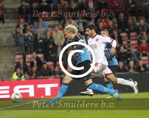 Eindhoven,4 November 2011
Uefa Europa League wedstrijd PSV-Hapoel Tel-Aviv FC, eindstand 3-3
Ola Toivonen scoort 2-3
Foto Junior Smulders