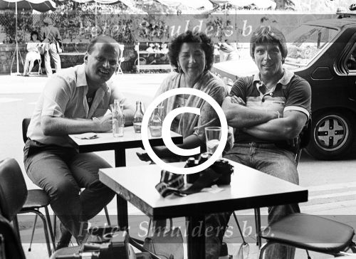 Perpignan, 24 Juli 1983
Peter Smulders samen met ZZN en Ben Holthuis en godelieve
Foto Peter Smulders BV