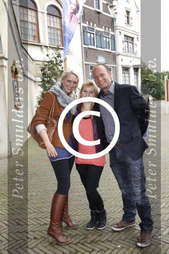 Kaatsheuvel, 9 Oktober 2011
Premiï¿½re van de musical Droomvlucht
Ron Boszhard met vriendin en dochter
Foto Peter smulders BV