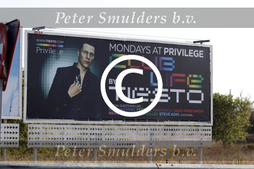 ibiza 26 juli 2011
Tiesto op billboard van discotheek Privelege op ibiza.
Peter Smulders bv