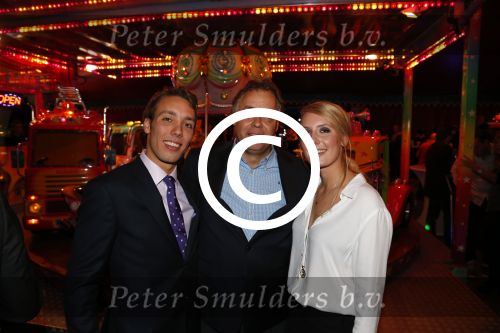 Den Haag 27 oktober 2012
Princess Hockey model of the year bij circus Renz. Aad Ouborg met Tim en 
Peter Smulders bv