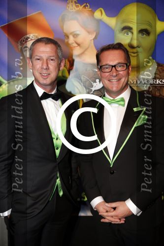 Amsterdam 4 november 2012
Premiere Shrek in het theater van de RAI. Albert Verlinde en Onno Hoes
Peter Smulders bv