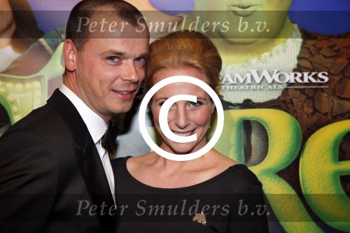 Amsterdam 4 november 2012
Premiere Shrek in het theater van de RAI. Alexandra Alphenaar met vriend
Peter Smulders bv