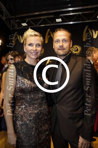 Amsterdam 19 oktober 2012
Televizier ring in carre. Anita Witzier met vriend
Peter Smulders bv