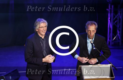 Hilversum 15 november 2012
Uitreiking van de Radio ring op het Radio Gala in theater Gooiland. Sjors Freulich en Felix Meurders
Peter Smulders bv