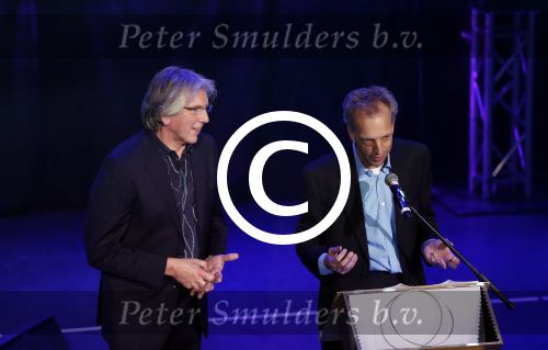 Hilversum 15 november 2012
Uitreiking van de Radio ring op het Radio Gala in theater Gooiland. Sjors Freulich en Felix Meurders
Peter Smulders bv