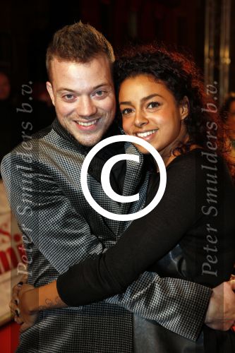 Amsterdam 19 november 2012
Premiere alles is familie in het nieuwe de la mar theater. Gers Pardoel met vriendin
Peter Smulders bv