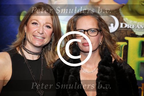 Amsterdam 4 november 2012
Premiere Shrek in het theater van de RAI. Kim  Barend met ..
Peter Smulders bv