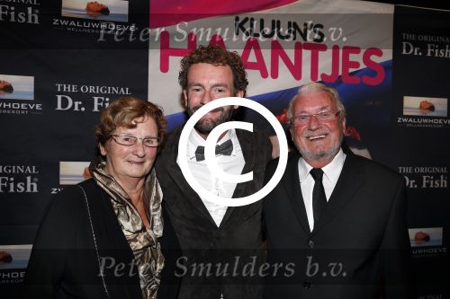 Amsterdam 29 oktober 2012
Premiere Haantjes naar het boek van Kluun in het nieuwe de la mar. Kluun met zijn ouders
Peter Smulders bv
