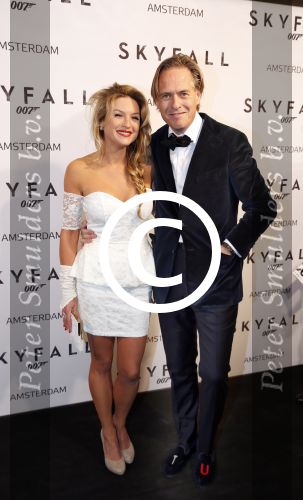 Amsterdam 28 oktober 2012
Premiere James Bond film skyfall in Tuschinski. lauren Verster met Jort Kelder
Peter Smulders bv