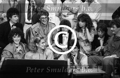 Hilversum, 14 Maart 1984
Ludo Voeten met Vulcano bij het Nat. Songfestival
Foto Peter Smulders BV