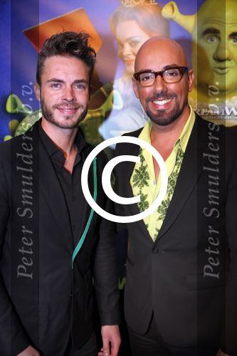 Amsterdam 4 november 2012
Premiere Shrek in het theater van de RAI. maik de Boer met een vriend
Peter Smulders bv