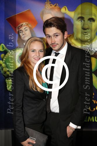 Amsterdam 4 november 2012
Premiere Shrek in het theater van de RAI. raynor Arkenbout met vriendin
Peter Smulders bv