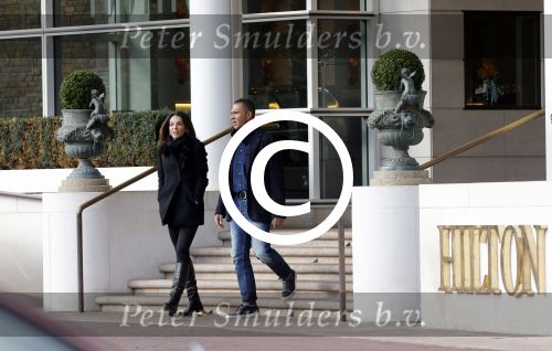 Amsterdam 11 november 2012
Ruud Gullit en zijn vriendin Maggie bij het hilton hotel.
Peter Smulders bv