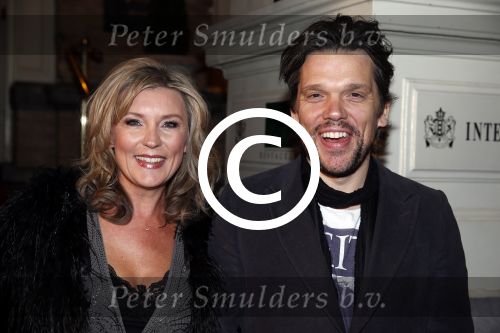 Amsterdam 12 november 2012
Beau monde awards in het amstel hotel. Saskia Noort met vriend
Peter Smulders bv