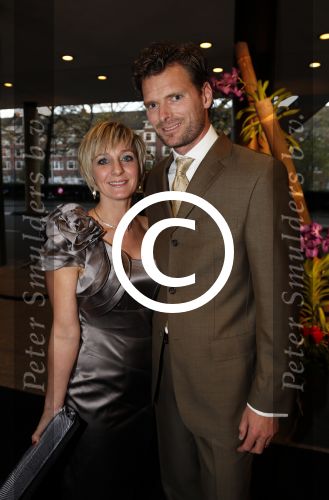 Amsterdam 27 oktober 2012
JFK gala in het okura hotel. Sjeng Schalken met vrouw
Peter Smulders bv