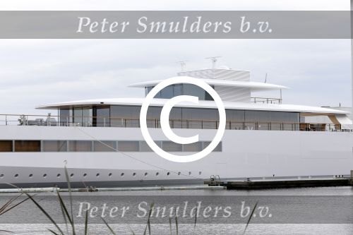 Aalsmeer 30 oktober 2012
Yacht van Steve Jobs gebouwd bij de Vries in Aalsmeer.
Peter Smulders bv