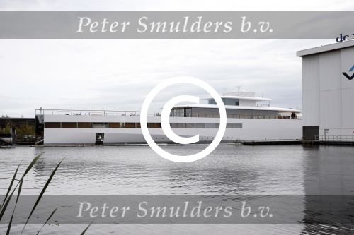 Aalsmeer 30 oktober 2012
Yacht van Steve Jobs gebouwd bij de Vries in Aalsmeer.
Peter Smulders bv