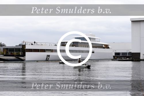 Aalsmeer 30 oktober 2012
Yacht van Steve Jobs gebouwd bij de Vries in Aalsmeer.
Peter Smulders bv