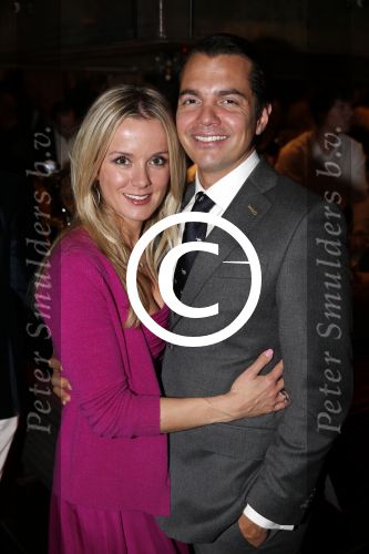 Amsterdam 11 november 2012
Modeshow 10 jaar Addy v d Krommenacker bij de harbour club. Suze Mens met man
Peter Smulders bv