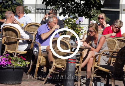 Naarden Vesting 9 september 2012
Tom van t Hek met zijn vrouw op terras.
Peter Smulders bv